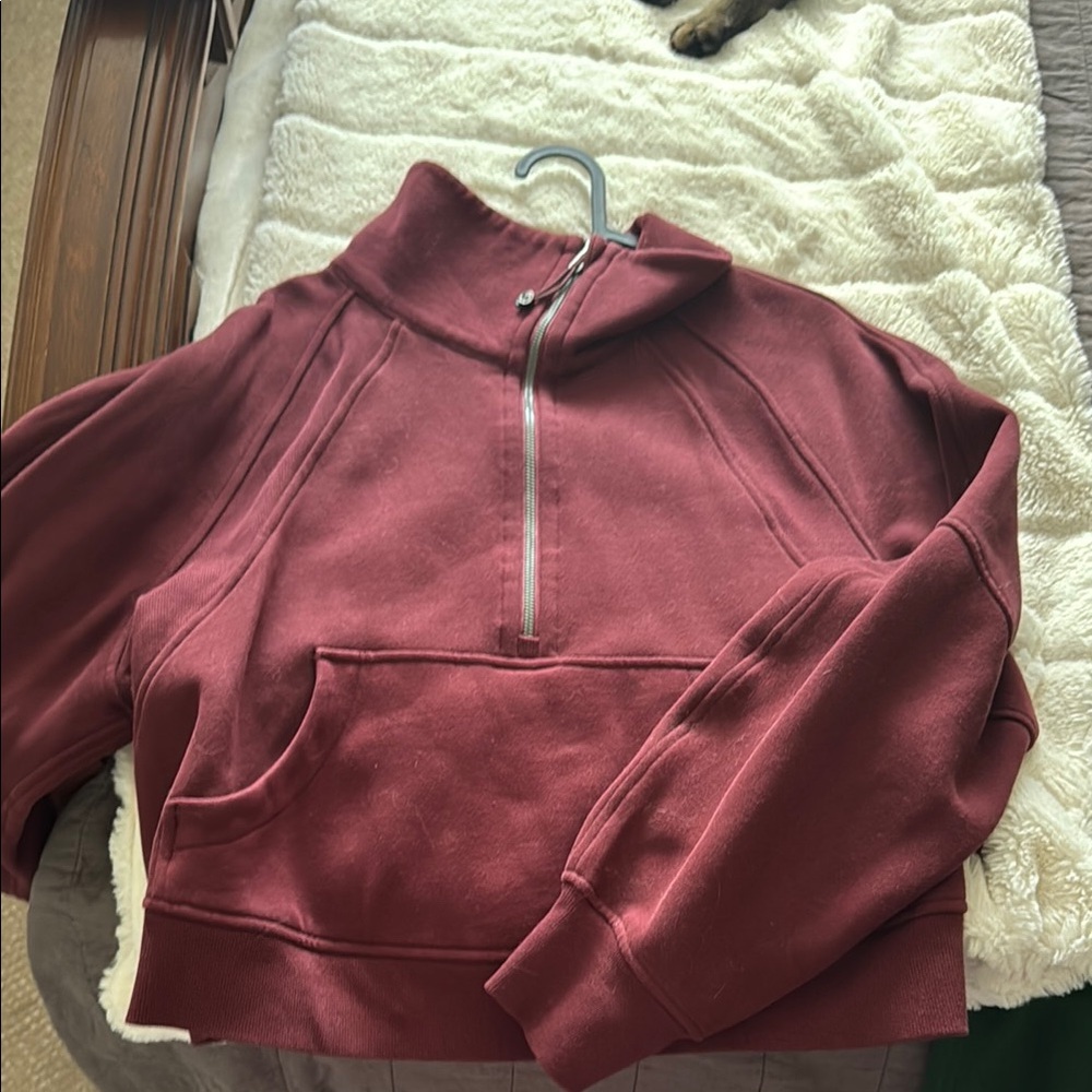 Lululemon oversized half zip sweater
